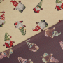 Tissu déco gobelin Gnomes