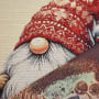 Dekostoff Gobelinstoff Happy Gnome Panel, 46 x 46 cm