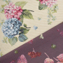 Dekostoff Gobelinstoff Hydrangea Mix, creme