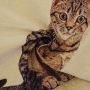 Dekostoff Gobelinstoff Little Kitten Panel, 46 x 46 cm