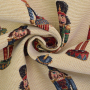 Tissu déco gobelin casse-noisettes