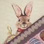 Decoratiestof Gobelin paashaas paneel, 46 x 46 cm