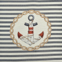 Decoratiestof Gobelin Fancy paneel anker, 46 x 46 cm