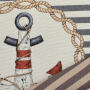 Decoratiestof Gobelin Fancy paneel anker, 46 x 46 cm