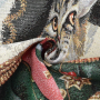 Dekostoff Gobelinstoff Panel Catpoleon, 46 x 46 cm