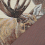 Decoratiestof Gobelin paneel eland, 46 x 46 cm