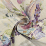 Dekostoff Gobelinstoff Panel Flower Bunny, 46 x 46 cm