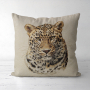 Dekostoff Gobelinstoff Panel Leopard, 46 x 46 cm