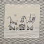 Decoration fabric Gobelin panel Little Gnomes, 46 x 46 cm