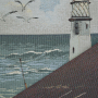 Decoratiestof Gobelin paneel het geluid van de zee, 46 x 46 cm