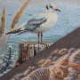 Dekostoff Gobelinstoff Panel Möwe, 46 x 46 cm