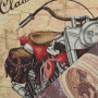 Decoratiestof Gobelin paneel motor, 46 x 46 cm