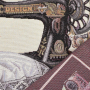 Decoratiestof Gobelin Fancy paneel naaimachine, 46 x 46 cm