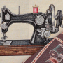 Decoratiestof Gobelin Fancy paneel Sewing Fun, 46 x 46 cm
