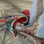 Decoratiestof Gobelin paneel Trip to Paris, 46 x 46 cm