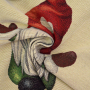 Dekostoff Gobelinstoff Tomte joyful Wishes Panel, 46 x 46 cm