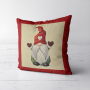 Dekostoff Gobelinstoff Tomte joyful Wishes Panel, 46 x 46 cm