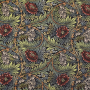 Dekostoff Gobelinstoff Victorian Flowers, schwarz