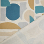 Decoratiestof half panama Abstract Form , naturel