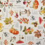 Decoratiestof half panama Autumn Season, naturel