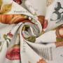 Decoratiestof half panama Autumn Season, naturel