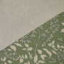 Tissu déco semi panama Feuilles, vert