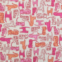 Dekostoff Halbpanama Cat Wildlife Art