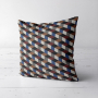 Decoration fabric half panama Cube Illusion