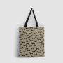Decoratiestof half panama Dachshund, naturel