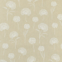 Tissu déco semi panama graines de pissenlit Dandelions, naturel