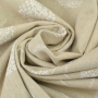 Tissu déco semi panama graines de pissenlit Dandelions, naturel