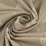 Decoratiestof half panama paardenbloemen, taupe