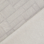 Tissu déco semi panama à rayures Diagonal Line Patchwork, gris