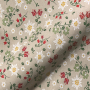 Tissu déco semi panama edelweissà perte de vue, naturel