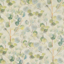 Tissu déco semi panama Feuilles Eucalyptus Leaves