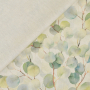 Tissu déco semi panama Feuilles Eucalyptus Leaves