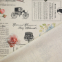 Dekostoff Halbpanama Fashion Newspaper