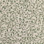 Tissu déco semi panama Feuilles rameaux, naturel