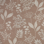 Decoratiestof half panama Floral Branches, lichtbruin