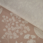 Decoratiestof half panama Floral Branches, lichtbruin