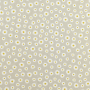 Tissu déco semi panama Petites fleurs marguerites