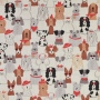 Dekostoff Halbpanama Hunde