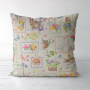 Decoratiestof half panama Joy of Spring