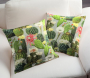 Tissu déco semi panama Cactus, impression numérique