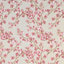 Decoration fabric half panama Cherry blossoms, beige