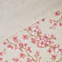 Decoration fabric half panama Cherry blossoms, beige
