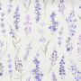 Decoratiestof half panama lavendelveld, gebroken wit