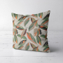 Tissu déco semi panama Feuilles Leaves, beige
