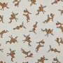 Tissu déco semi panama Élan rigolo