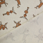 Tissu déco semi panama Élan rigolo